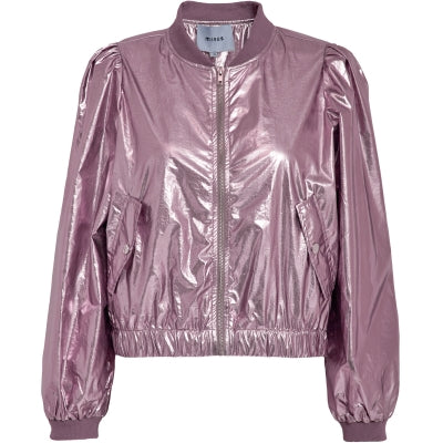 Minus | soft lilac - Janice metallic bomber jacket - MI5889