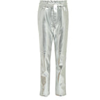 Minus | Jayda metallic pu pant - silver metallic - MI5890