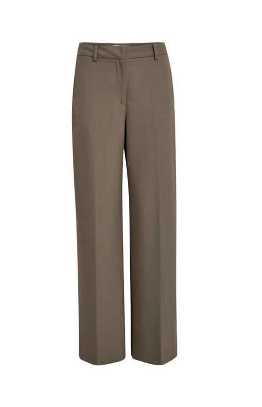 Minus | Elvera Mid Waist Pants Tan