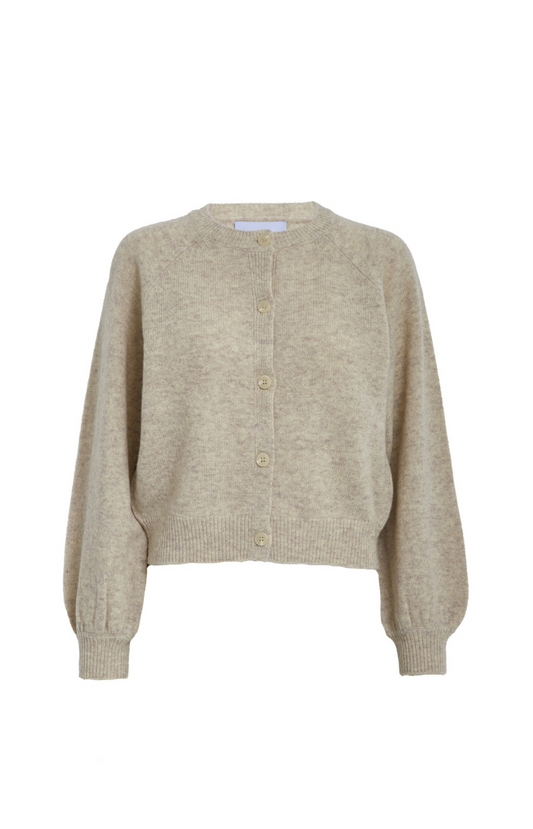 Minus | Kenna Knit Cardigan Warm Sand Melange