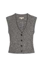 Esme Studios | Philo Knit Vest Black Melange