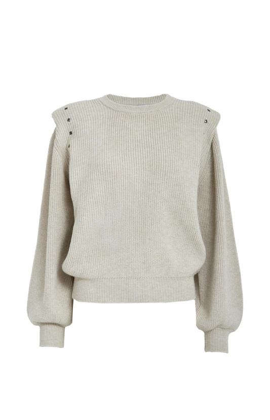 Minus | Katharina Knit Pullover Sand Gray