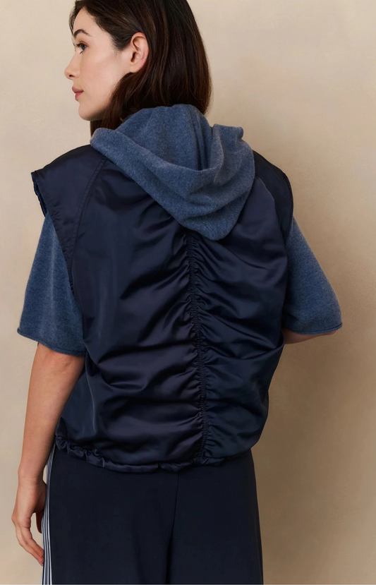 YAYA | Omkeerbare Gewatteerde Bodywarmer Inkwell Blue
