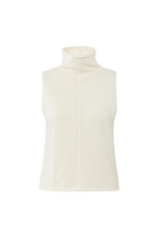 YAYA | Mouwloze Trui Off-white