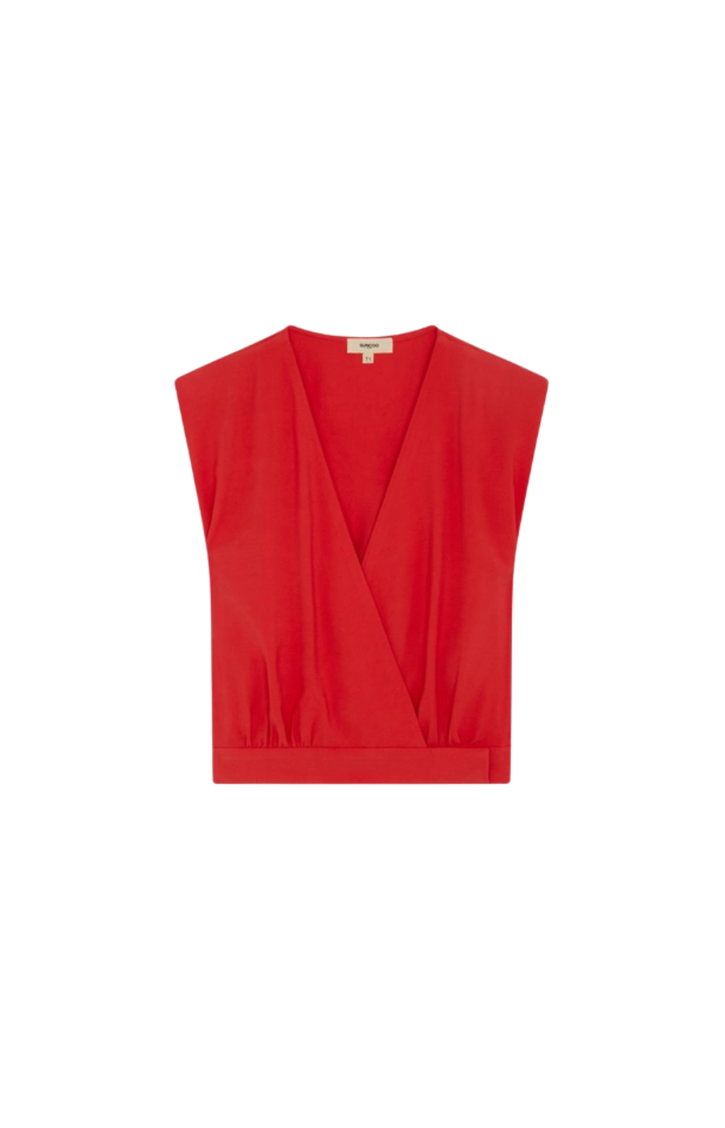 Suncoo Paris | Laos Short Sleeveless Blouse Geranium