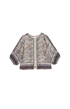 M.A.B.E | Cass Print Jacket Indigo/Rust