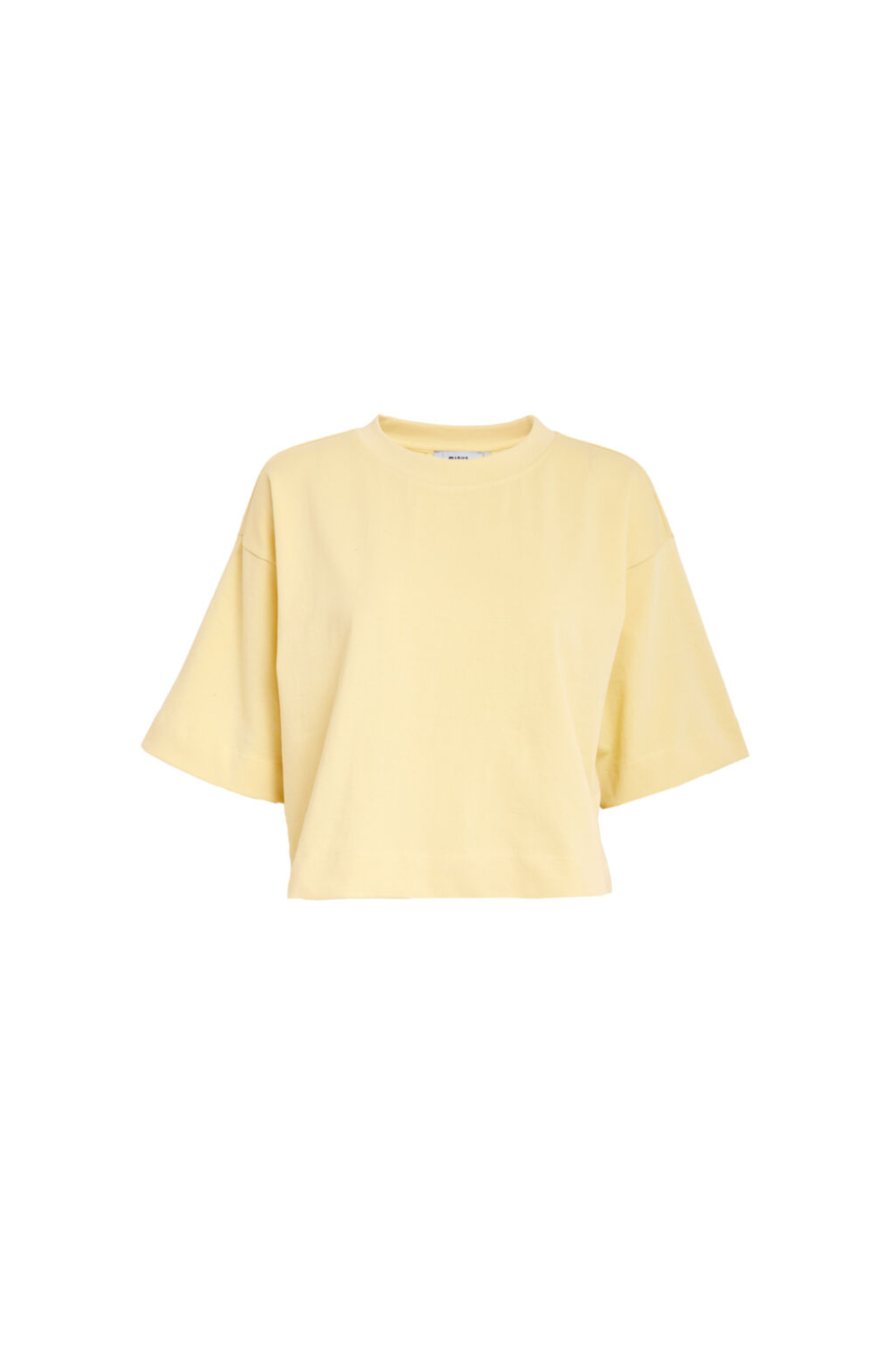 Minus | Gamma Cropped T-shirt Soft Yellow