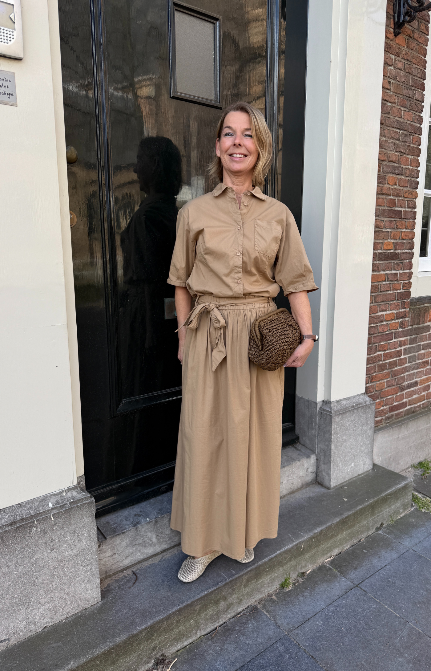 Penn & Ink N.Y | Blouse Camel