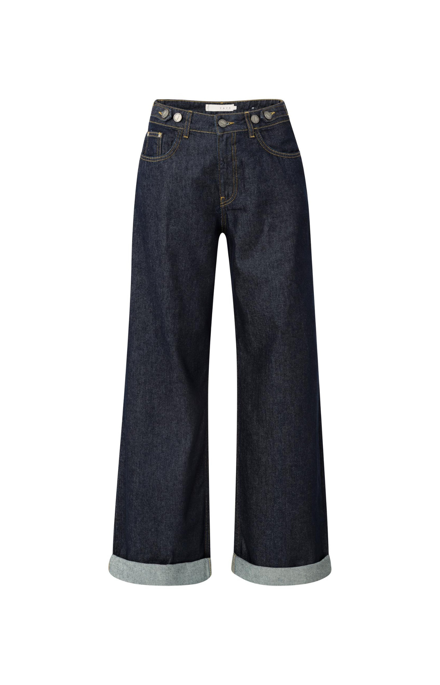 YAYA | Loose Fit Denim Jeans Dark Blue Denim