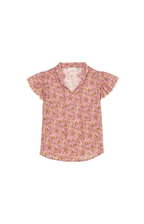 M.A.B.E. | Ceci Floral Printed Cotton Short Sleeve Top