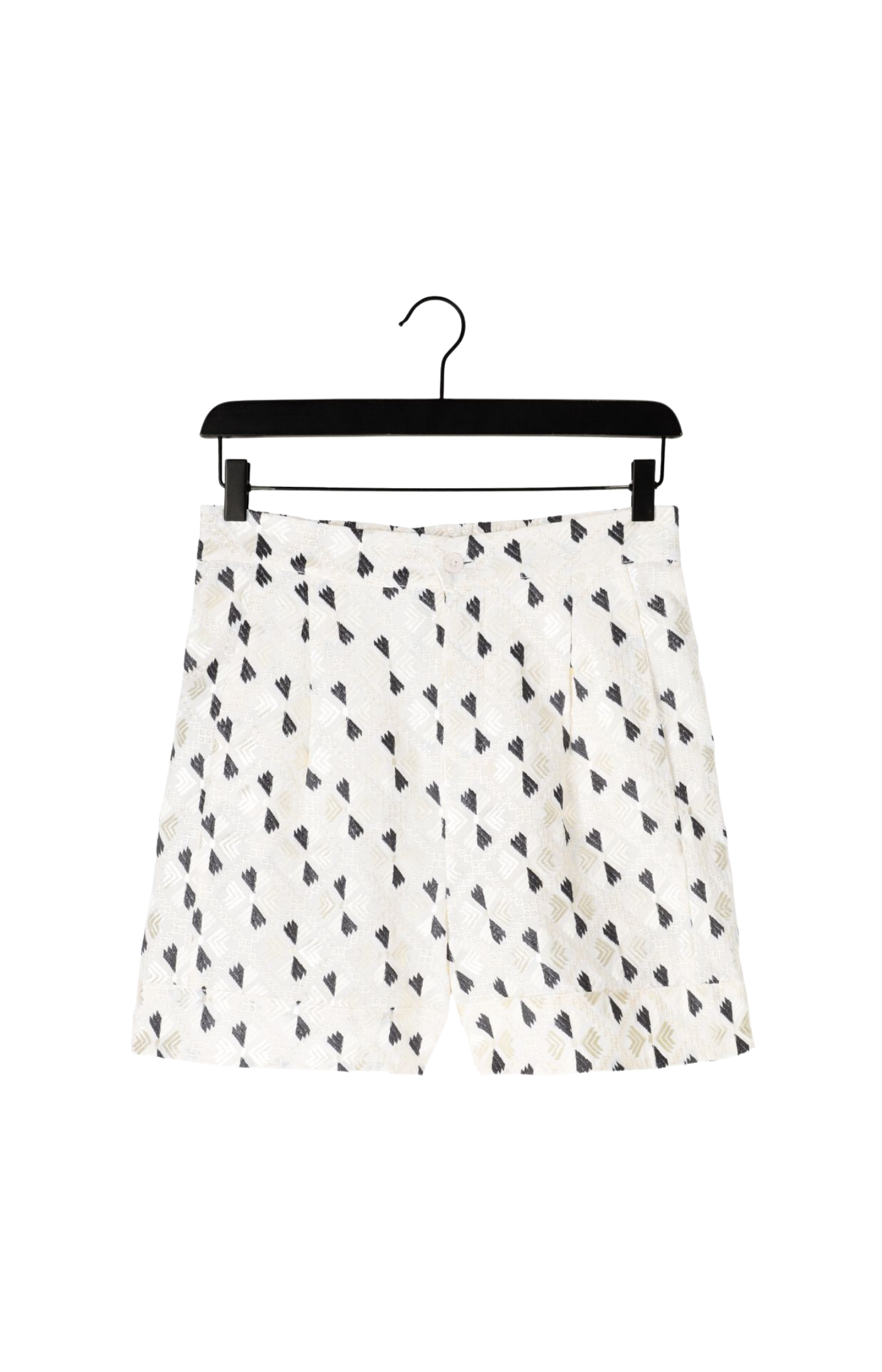 Greek Archaic Kori | Shorts Flakes Pleates White/Champagne