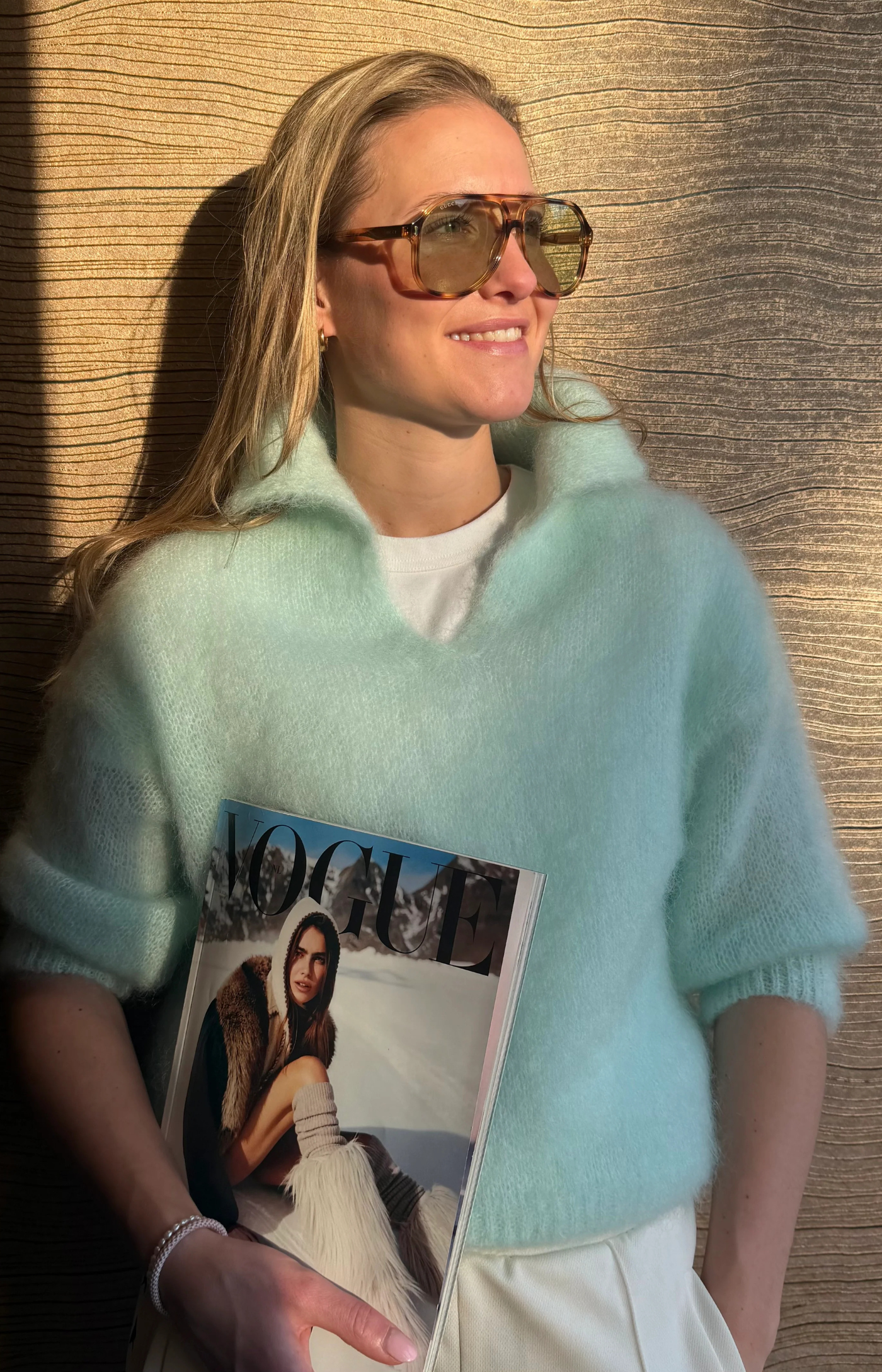 Studio Lavendel | Mohair Polo Aqua