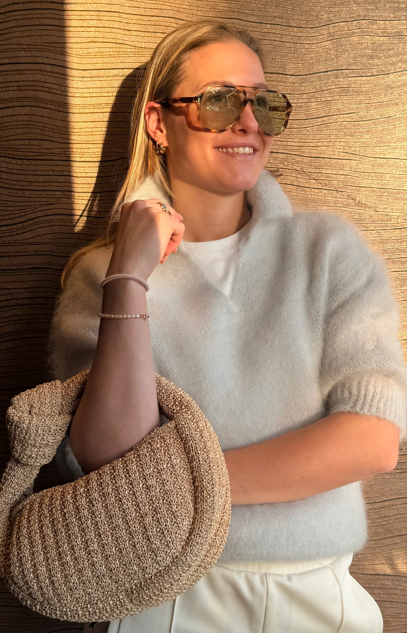 Studio Lavendel | Mohair Polo Light Grey