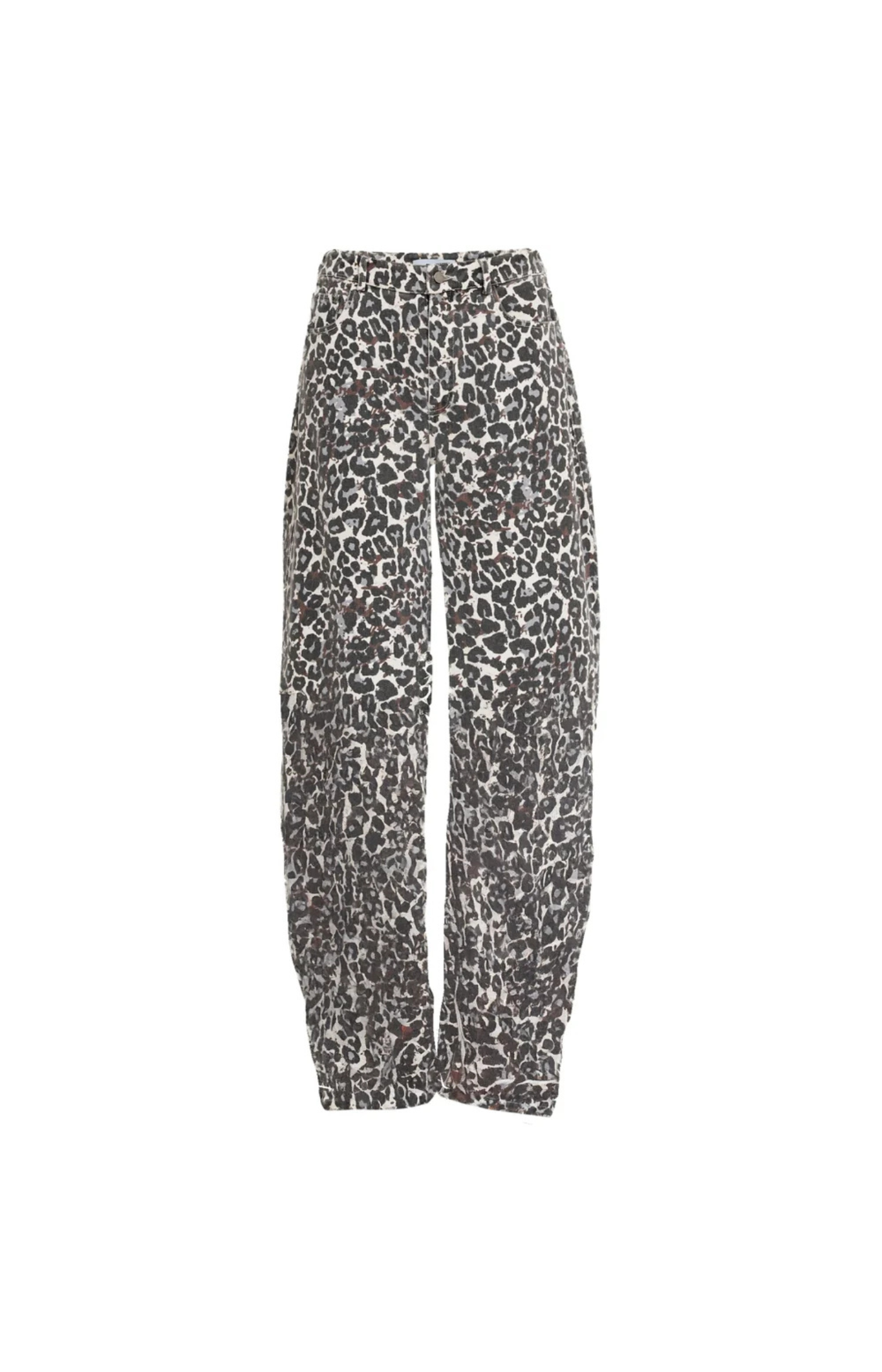 Minus | Malli Mid Waist Pant Skyway Blue Leo Print