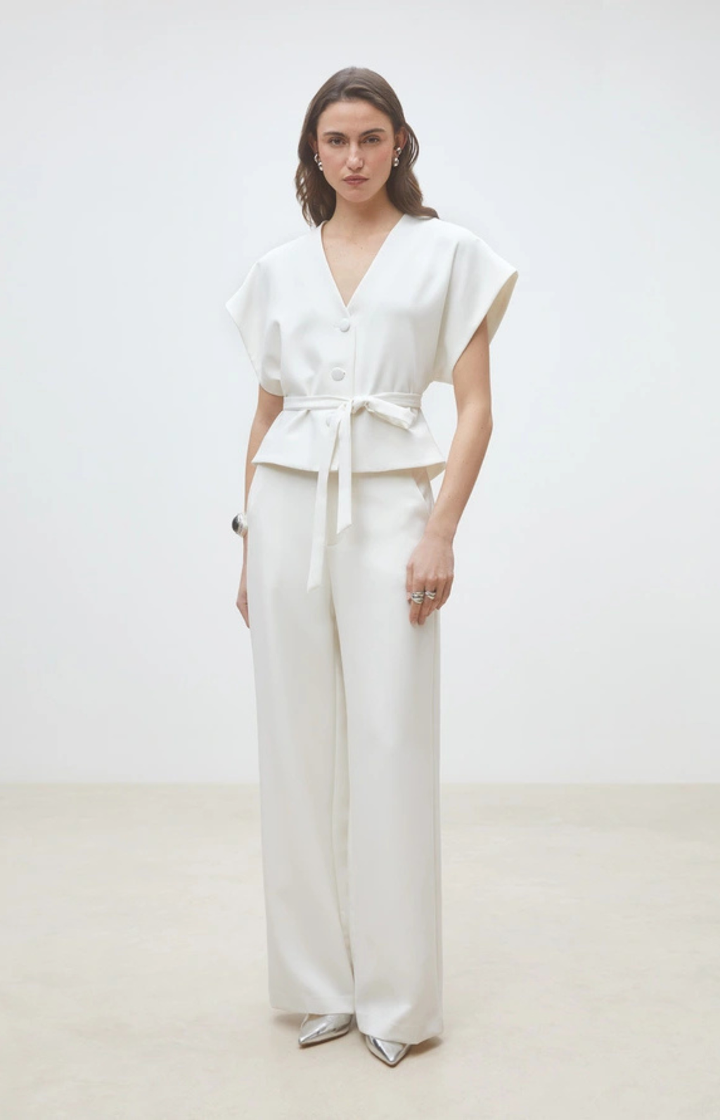 Suncoo Paris | Lazlo Structured Cropped Blouse