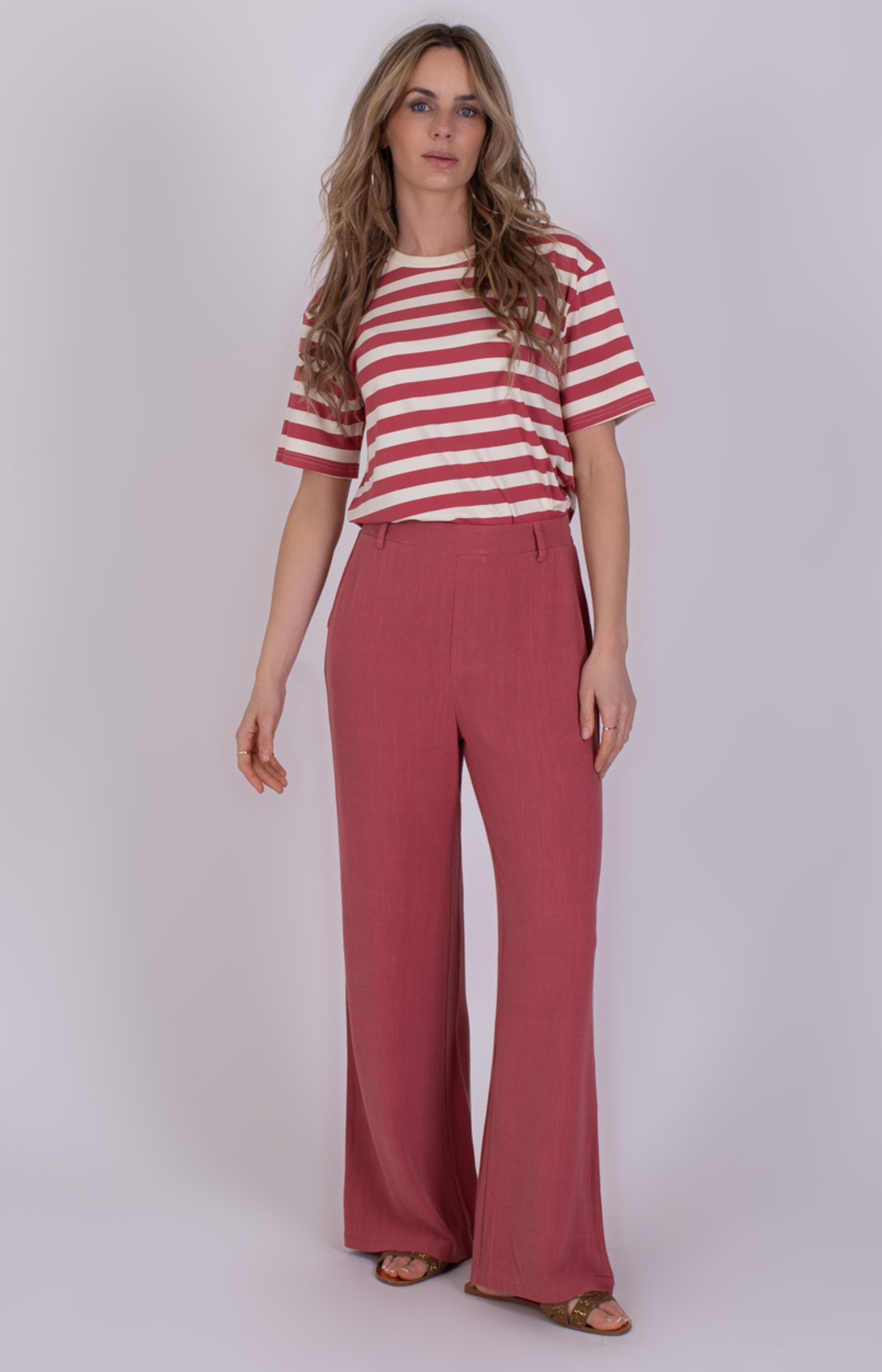 The Clothed | Istanbul Dames Pant Raspberry