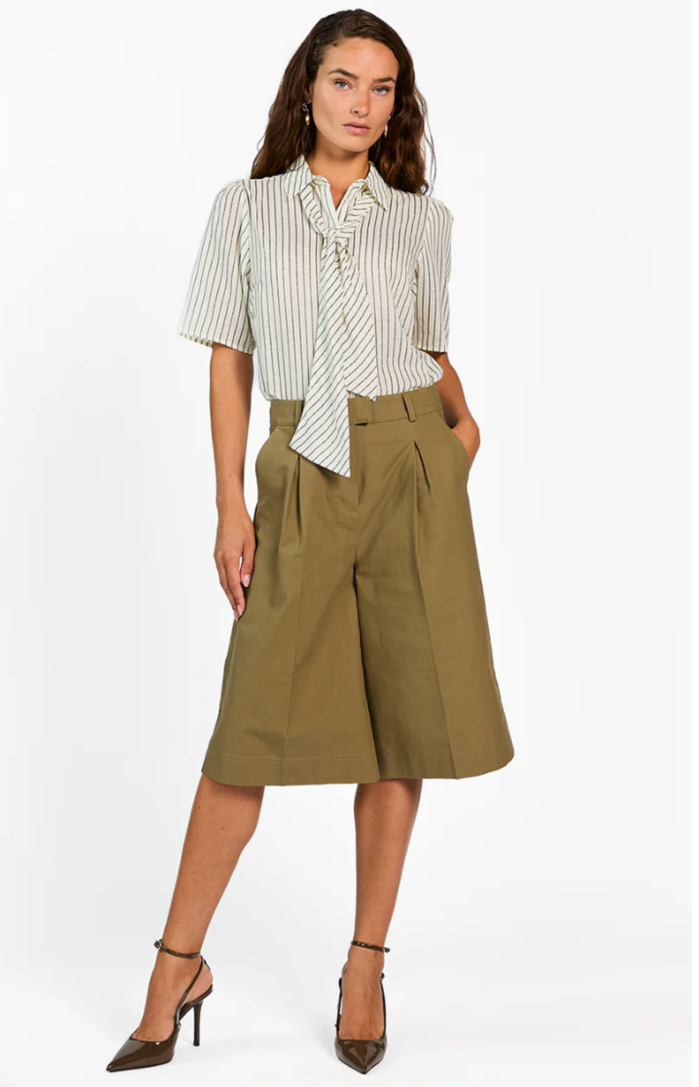 Aaiko | Inaya Bermuda Groen