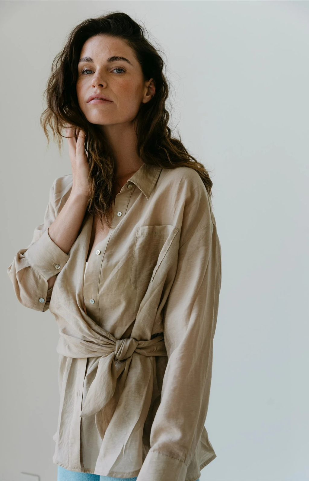 Aimee The Label | Philou Blouse Sand