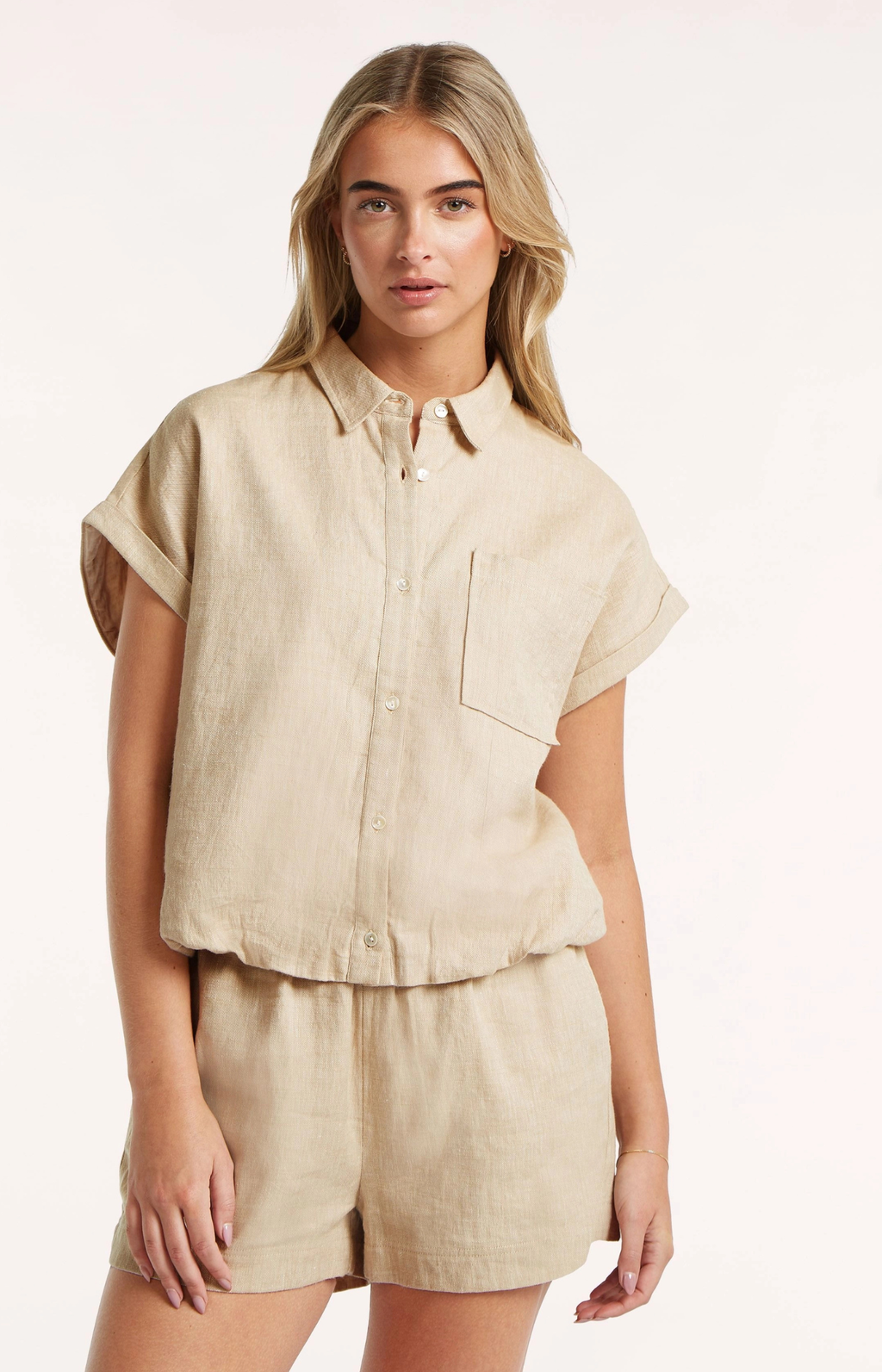 Circle of Trust | Kelly Blouse Safari Tan