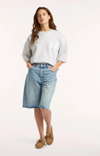 Circle of Trust | Tatum Short Sea Note Blue Wash