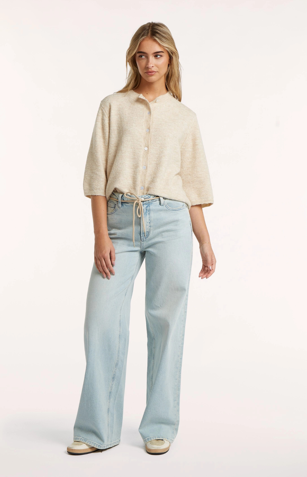 Circle of Trust | Jona Carribean Blue Wash - High Waist Wide