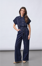 Sisters Point | Feba Jumpsuit Unwashed Denim