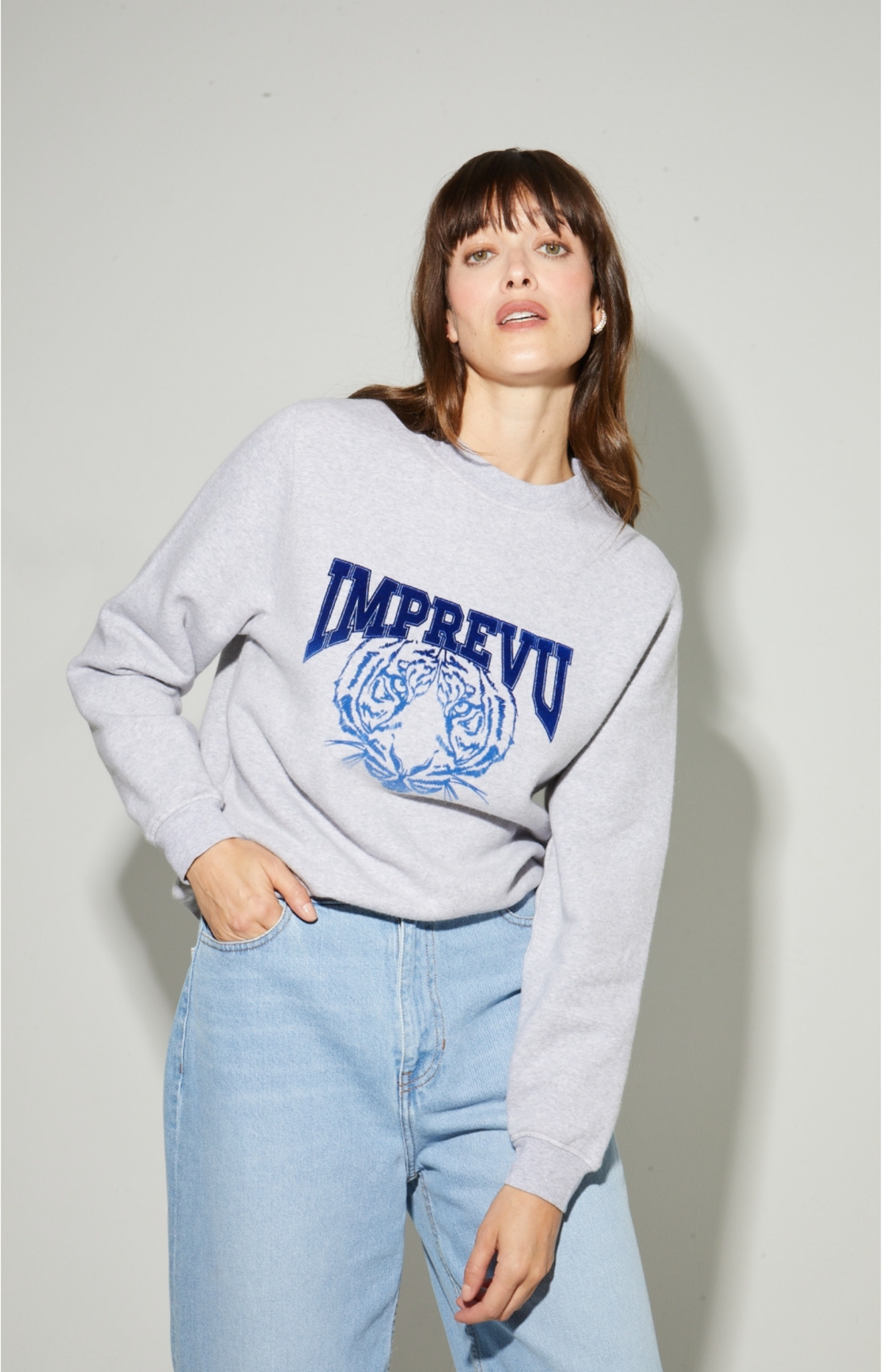 Imprevu | Sweatshirt Eddie Tigre Blue