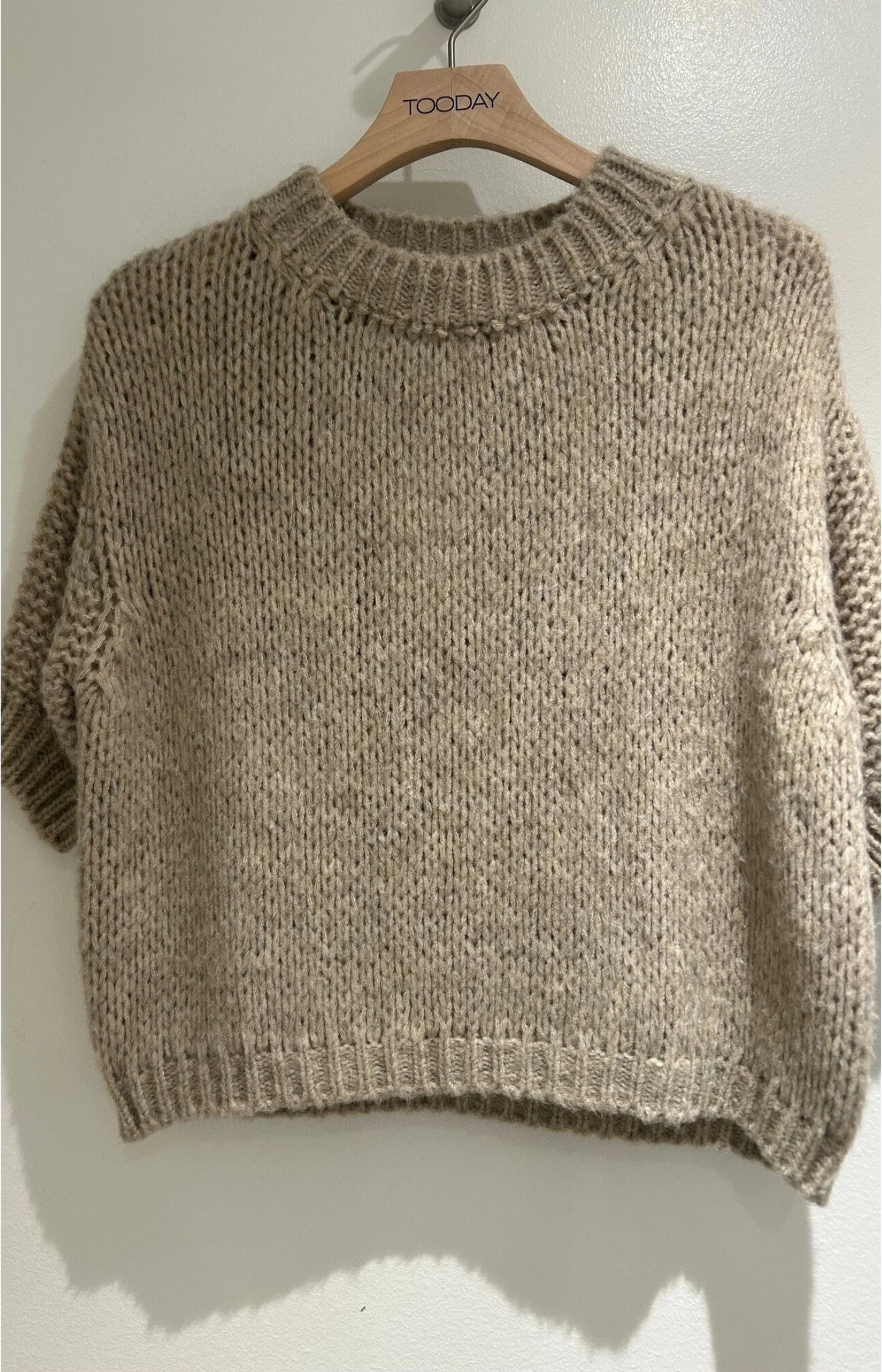Tooday | Bailey Knit Pullover Cement