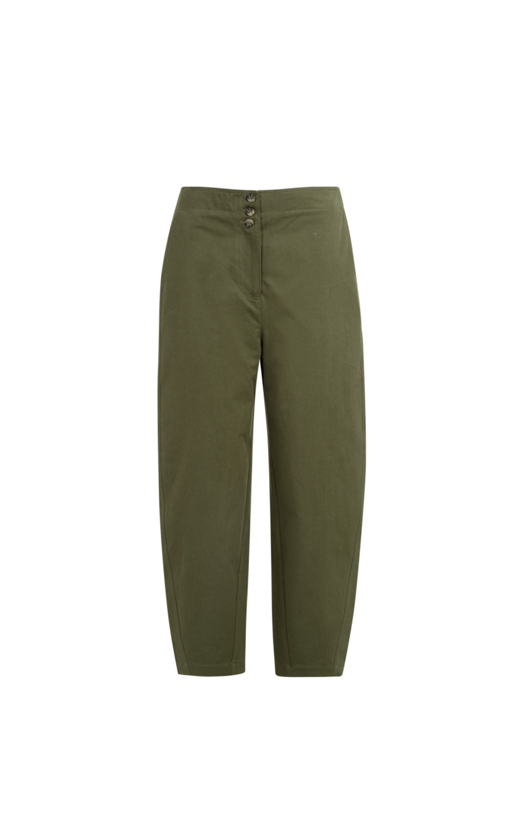 Yaya | Barrel Broek Legergroen