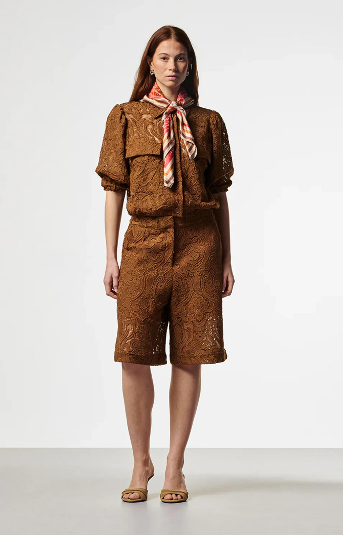 Aaiko | Dionne Shorts Hazelnut