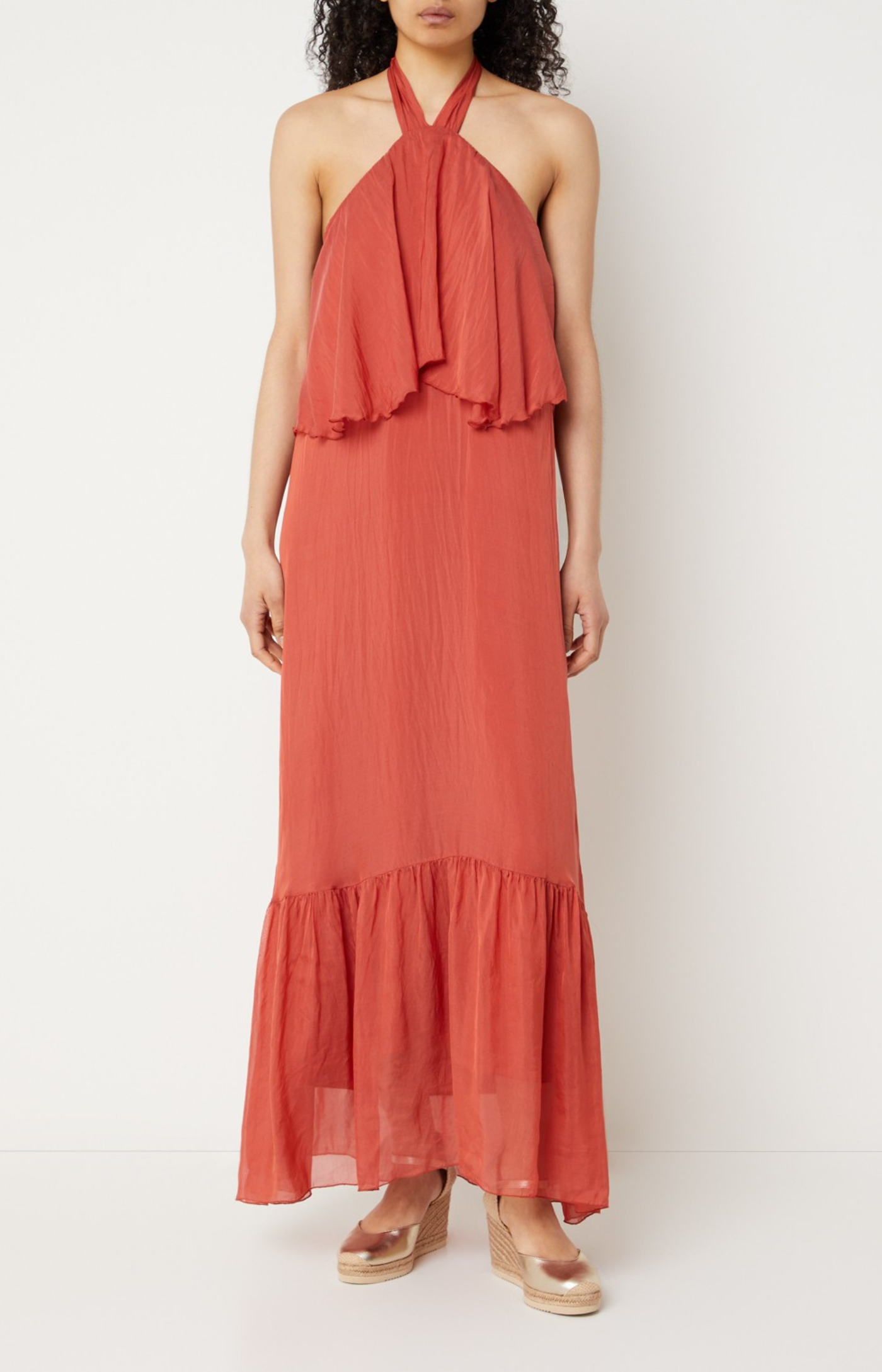 Aaiko | Albina Jurk Hibiscus Red