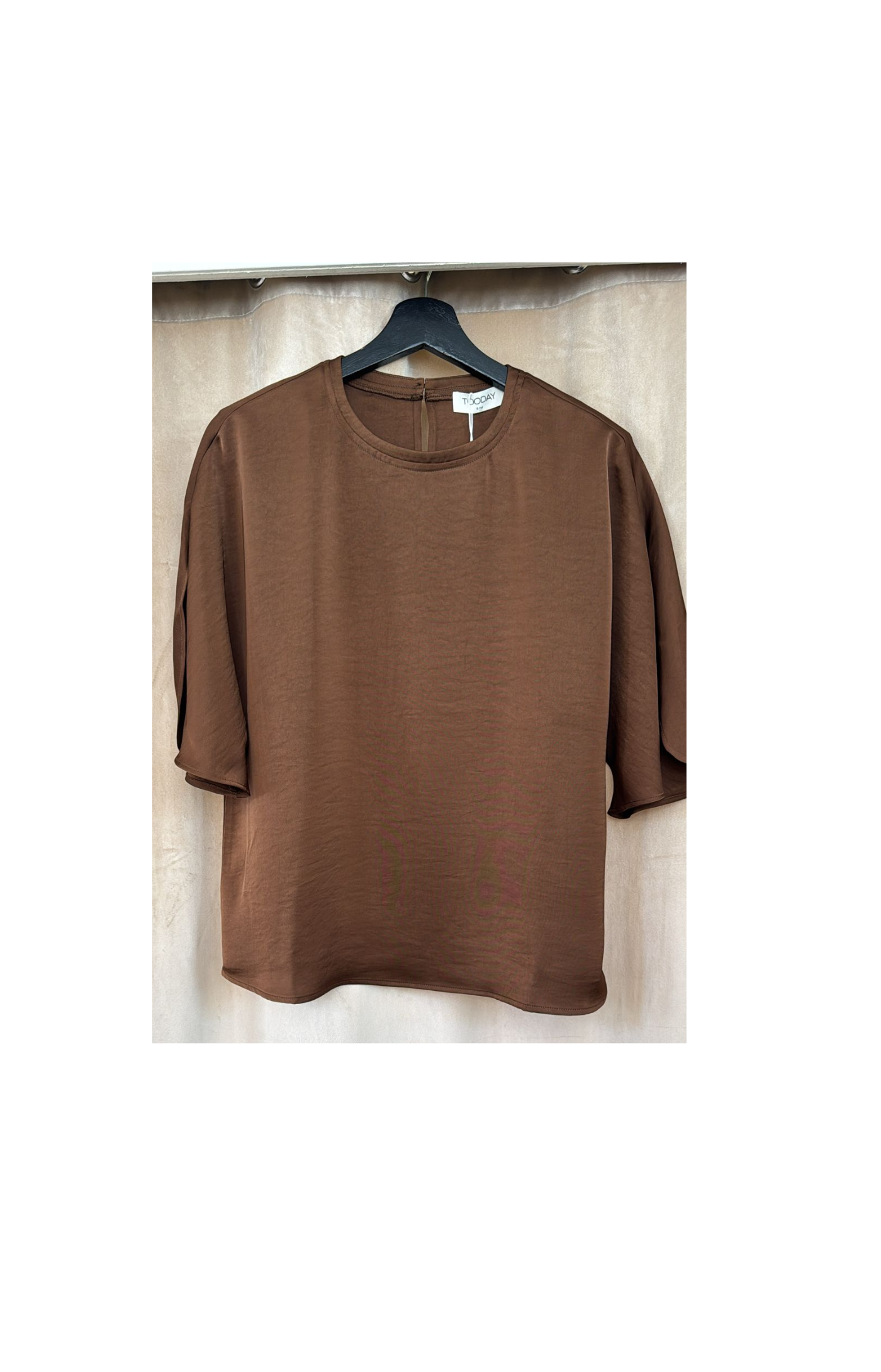 Tooday | Aya SS Blouse Bitter Chocolate