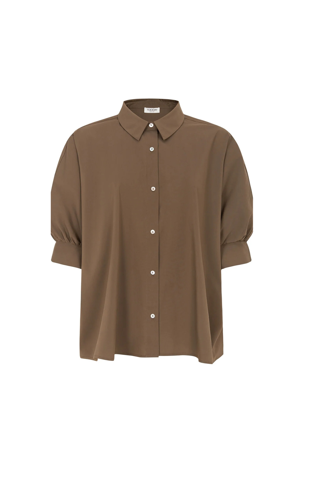 Tooday | Cia Oversized Shirt Bitter Chocolate