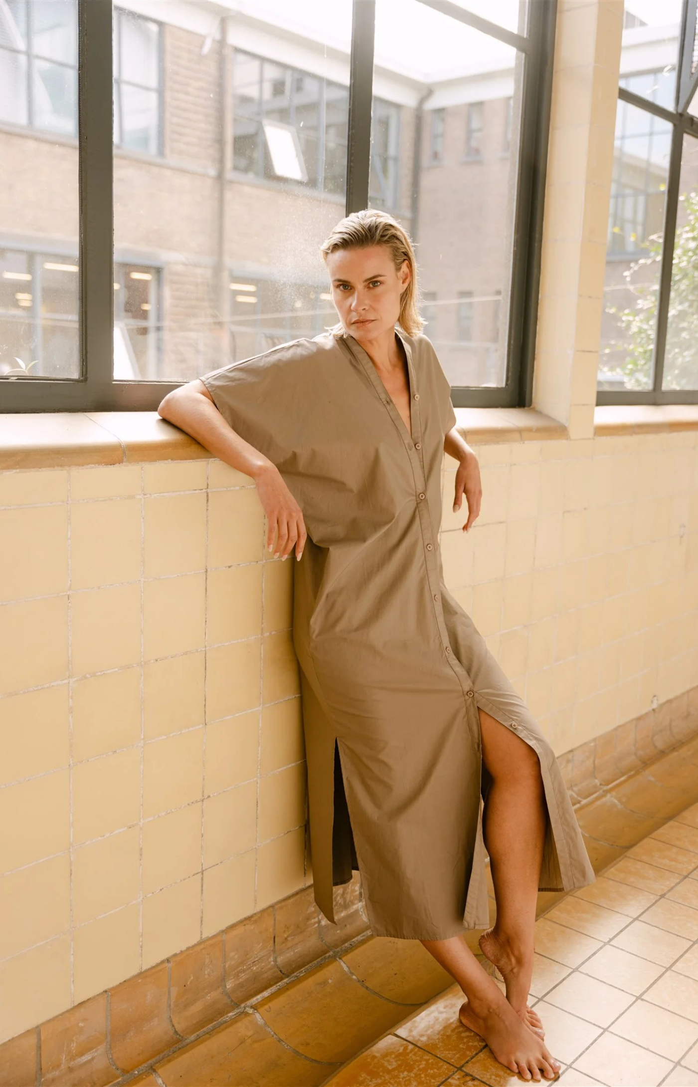 Aimee The Label | Miris Dress Taupe