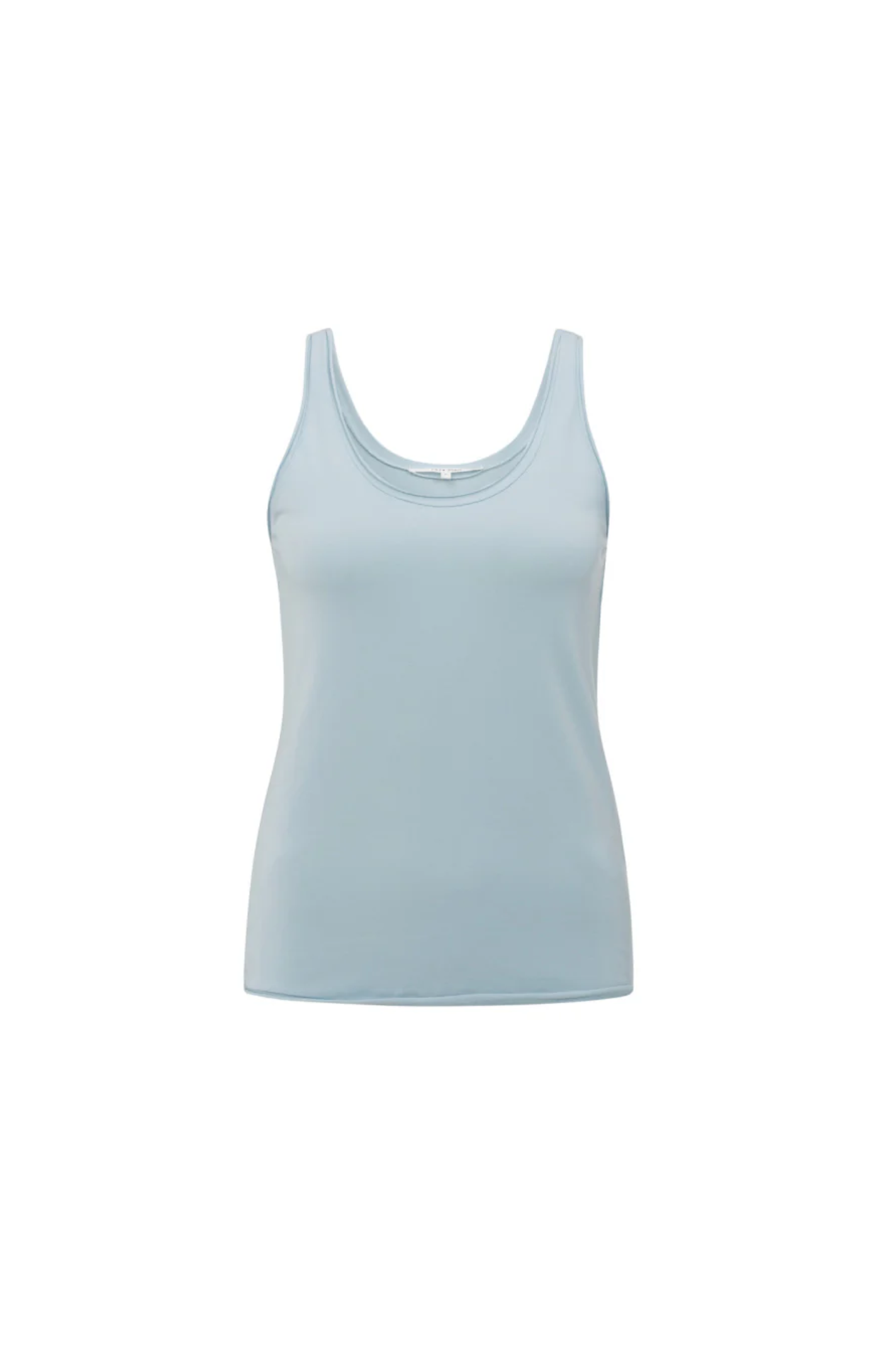 YAYA | Singlet Diepe Ronde Halslijn Baby Blue