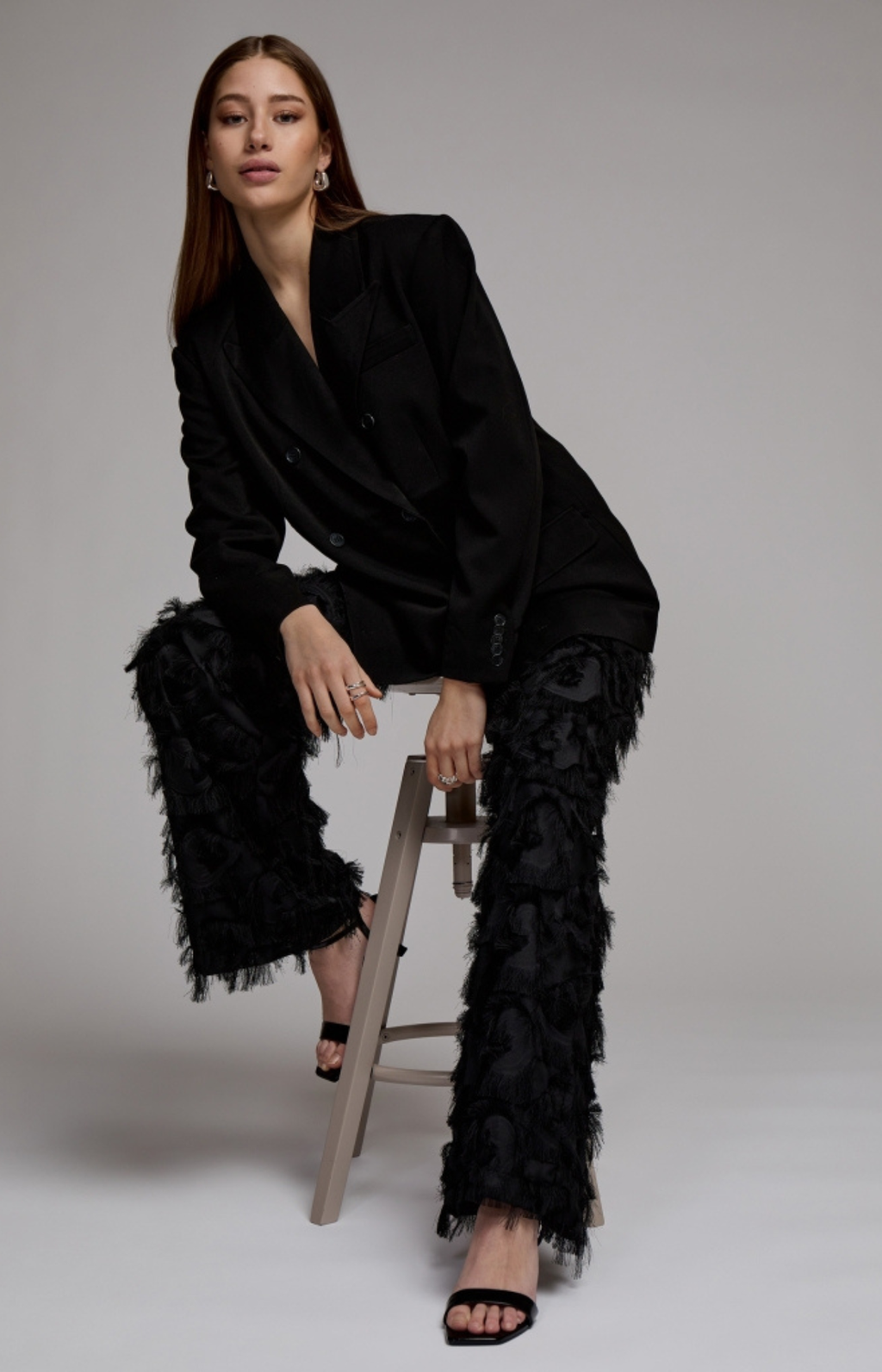 Minus | Maica High Waisted Pants Black