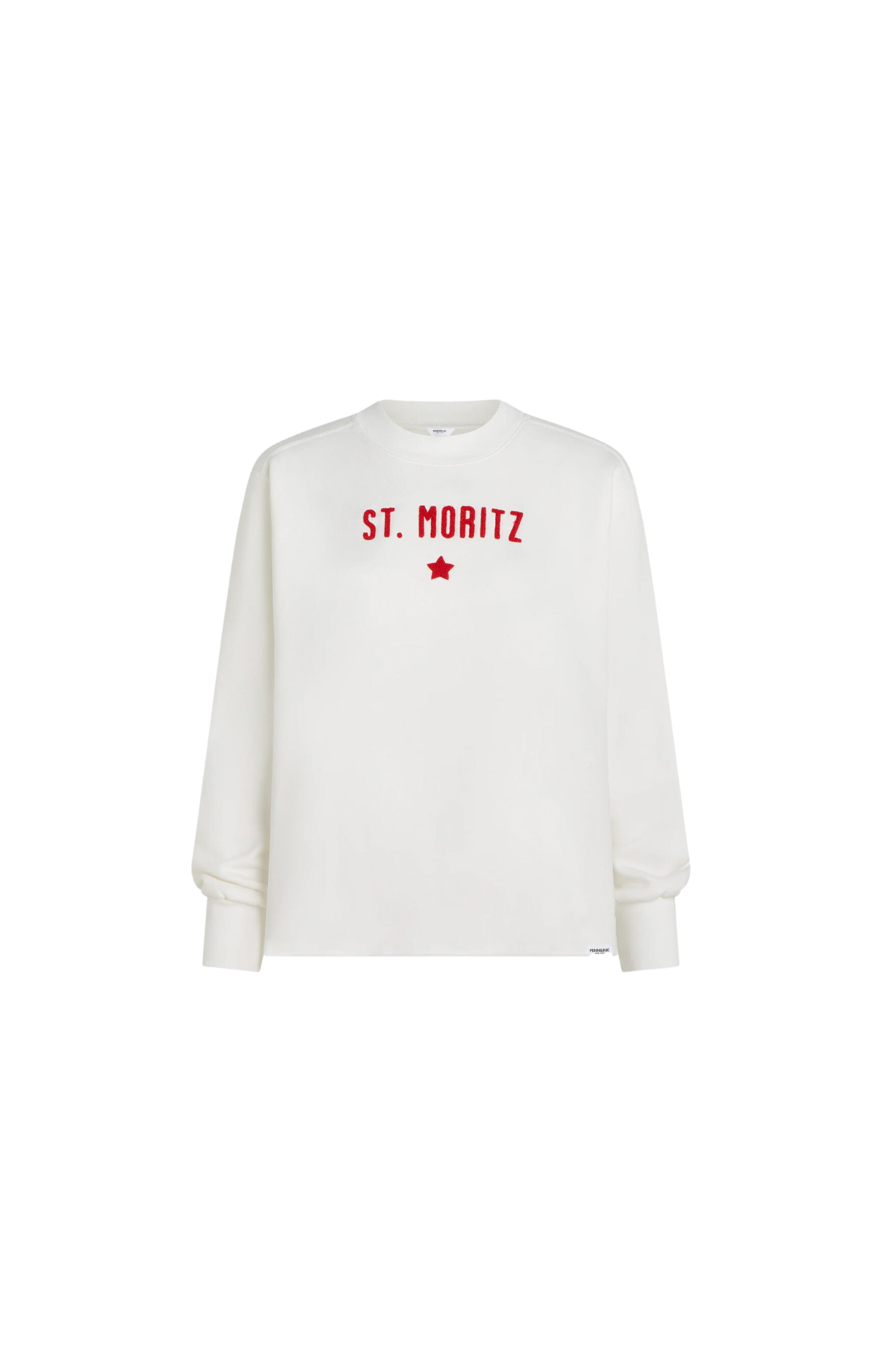 Penn & Ink N.Y | Sweater Print Ecru Tomato