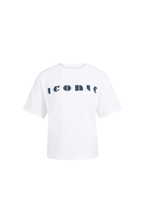 YAYA | Boyfriend T-shirt met artwork op de borst