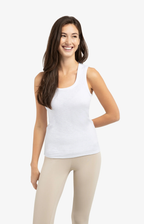 YAYA | Geribd Singlet Pure White