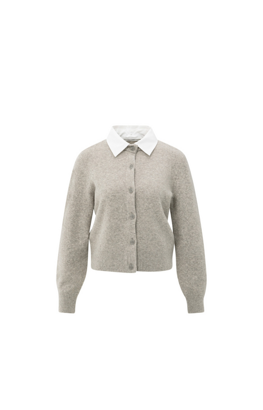 YAYA | Vest Brownisch Grey