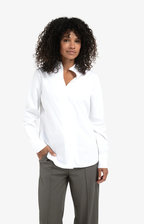 YAYA | Blouse High Collar Pure White