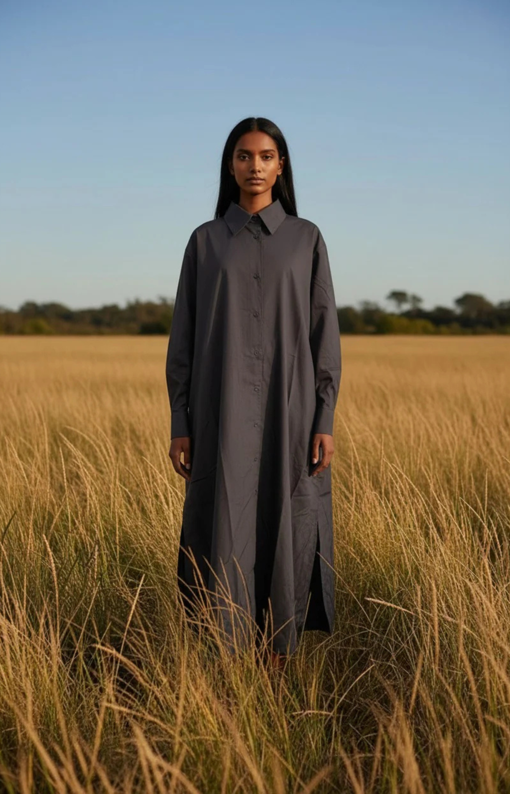 The Perfect | Emmely Long Dress Dark Brown
