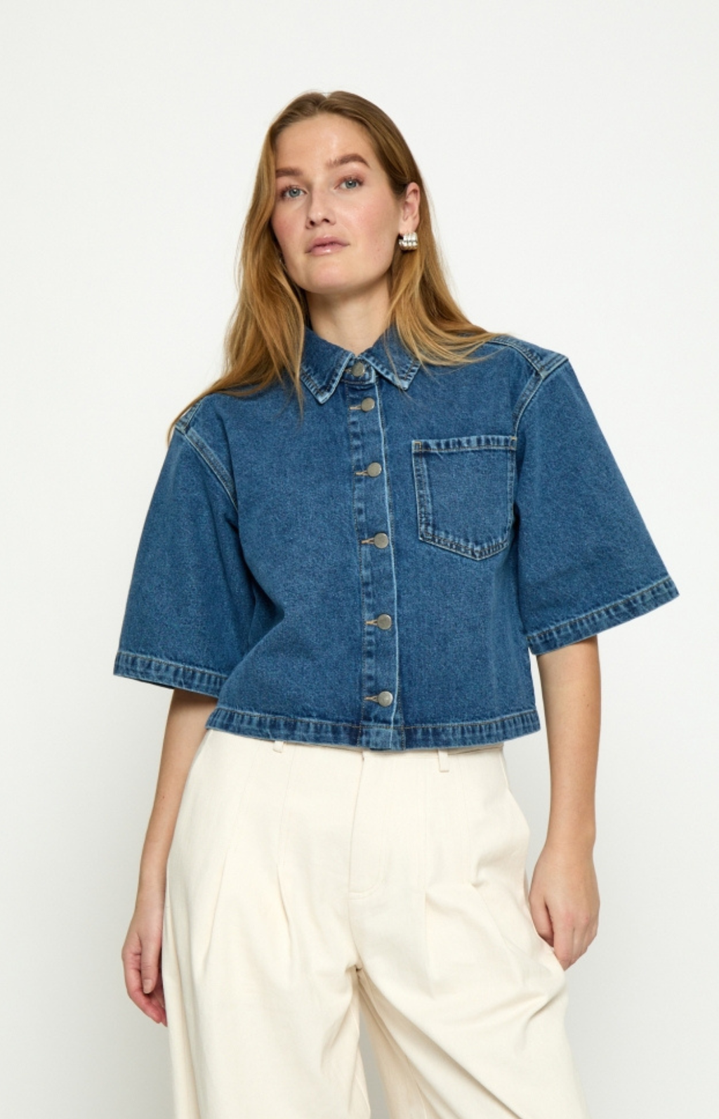 Minus | Kaddi Cropped Shirt