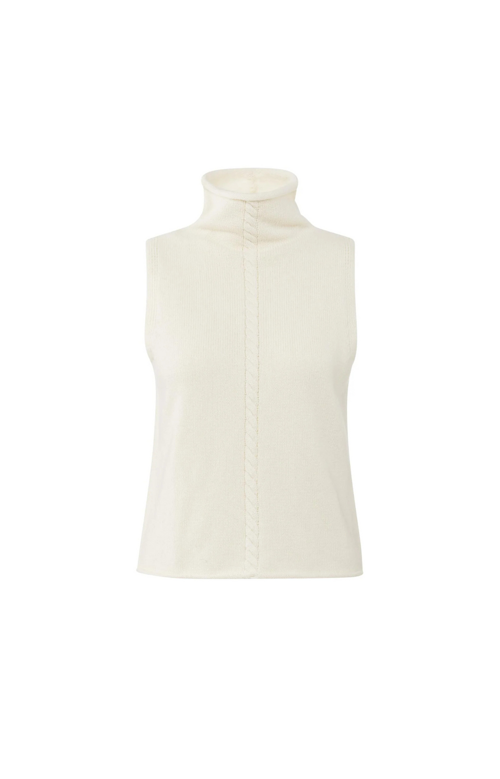 YAYA | Mouwloze Trui Offwhite