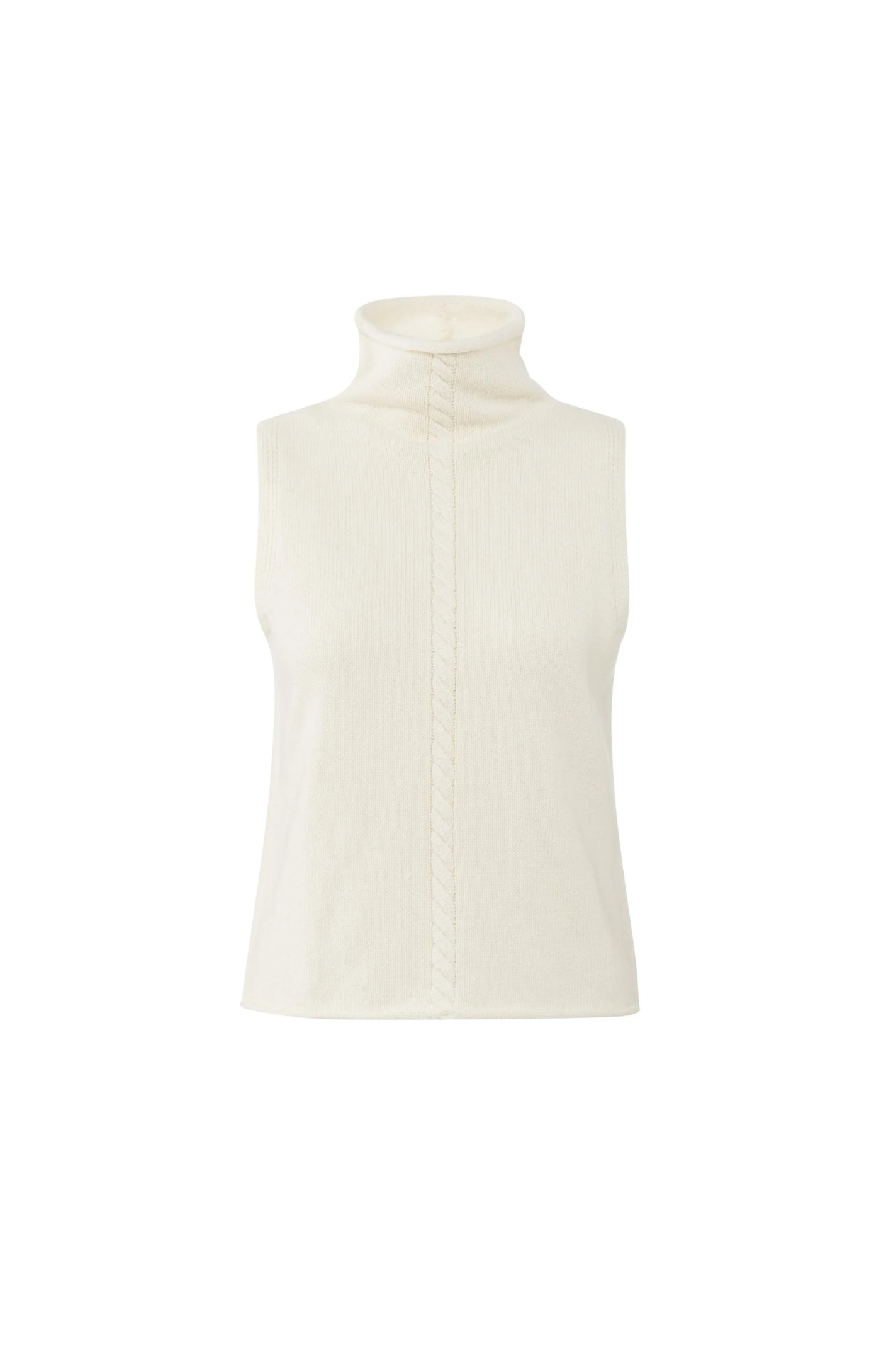 YAYA | Mouwloze Trui Offwhite