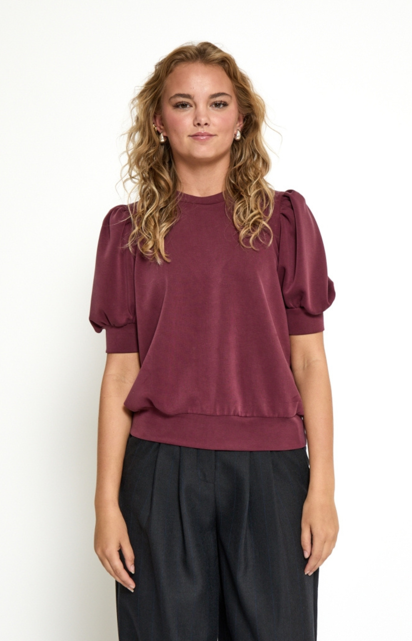 Minus | Livana T-shirt Bordeaux