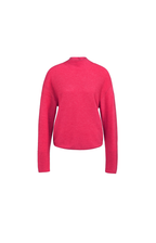 YAYA | Gebreide Trui Met Structuur En Knoopsluiting Achter