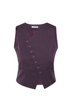 Sisters Point | GATA Gilet Dark Bordeaux