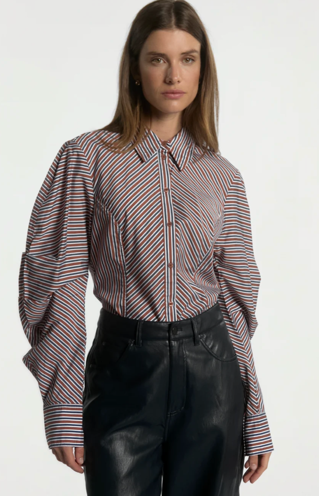 Aaiko | Isabel Stripe Fudge
