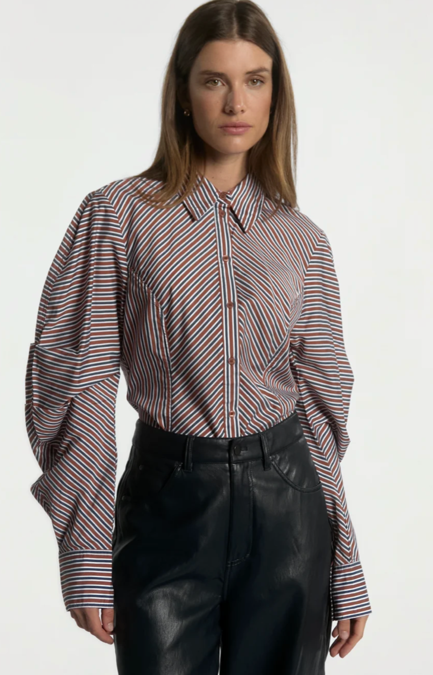 Aaiko | Isabel Stripe Fudge
